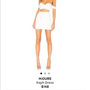 H:ours Ralph Dress white